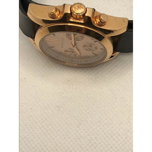 Michael Kors MK6066 Women\'s Leather Analog Rose Di main image 4